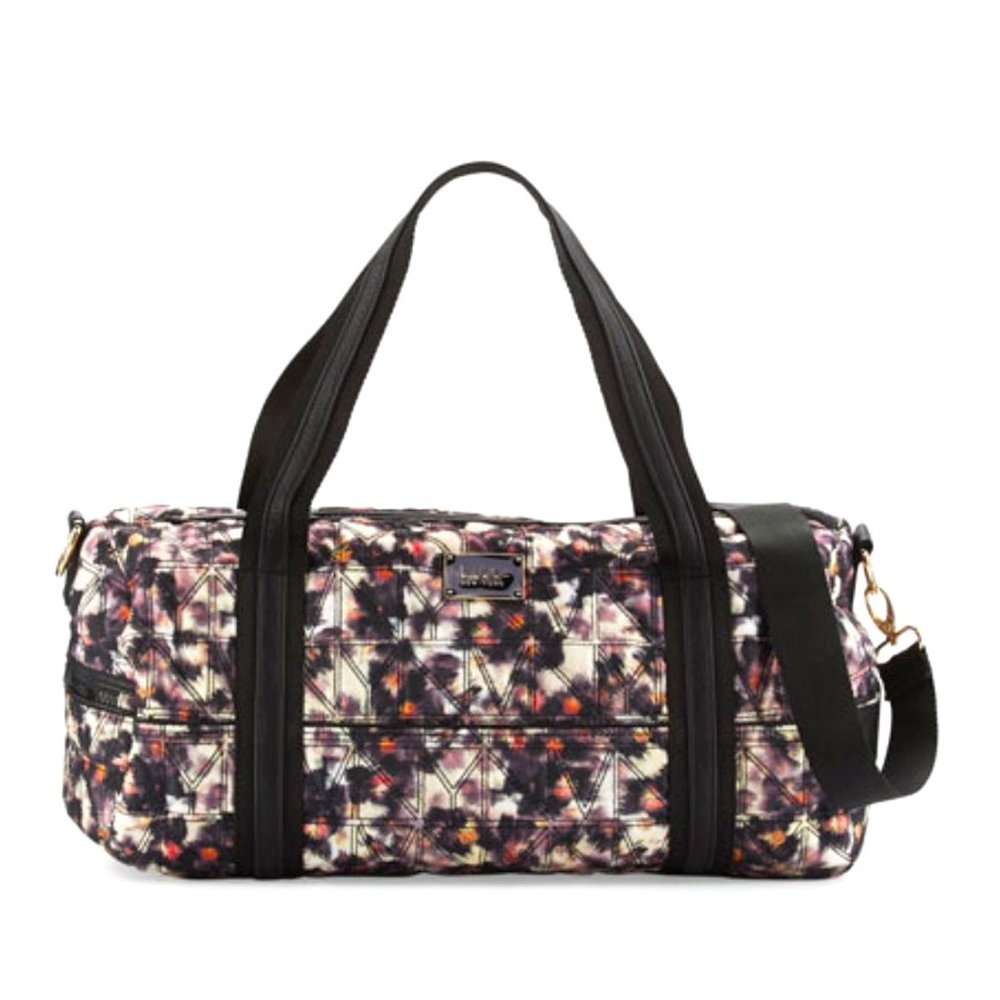 NEW Nicole Miller City Life Leopard Print Medium Weekend Travel Bag
